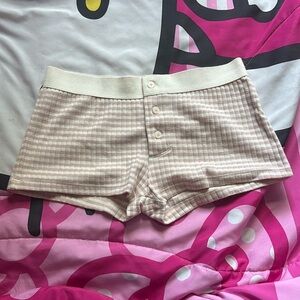 Striped BM shorts